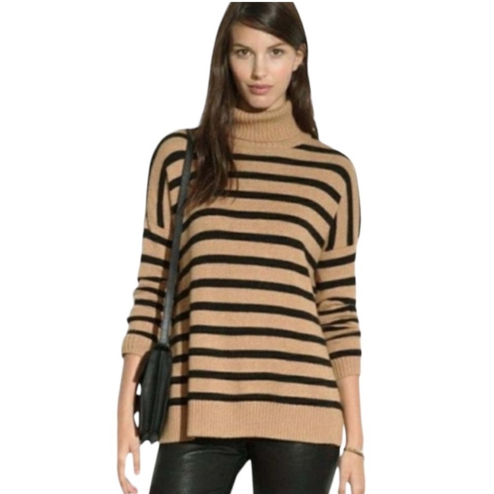 Madewell Striped Turtleneck Sweater Size Small